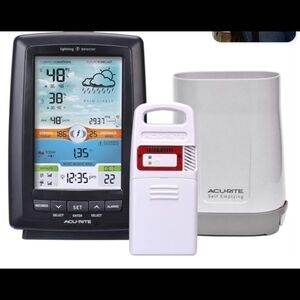 New AcuRite Complete Weather Station with Sensors Lightening Count And Rain Trac